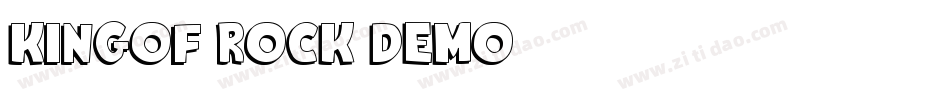 King-Of Rock Demo字体转换